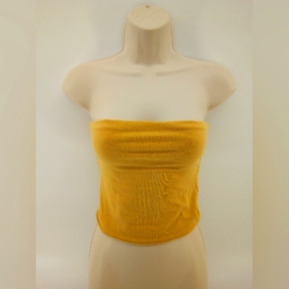 Brandy Melville Tops Brandy Melville Jenny Mustard Yellow Tube Top